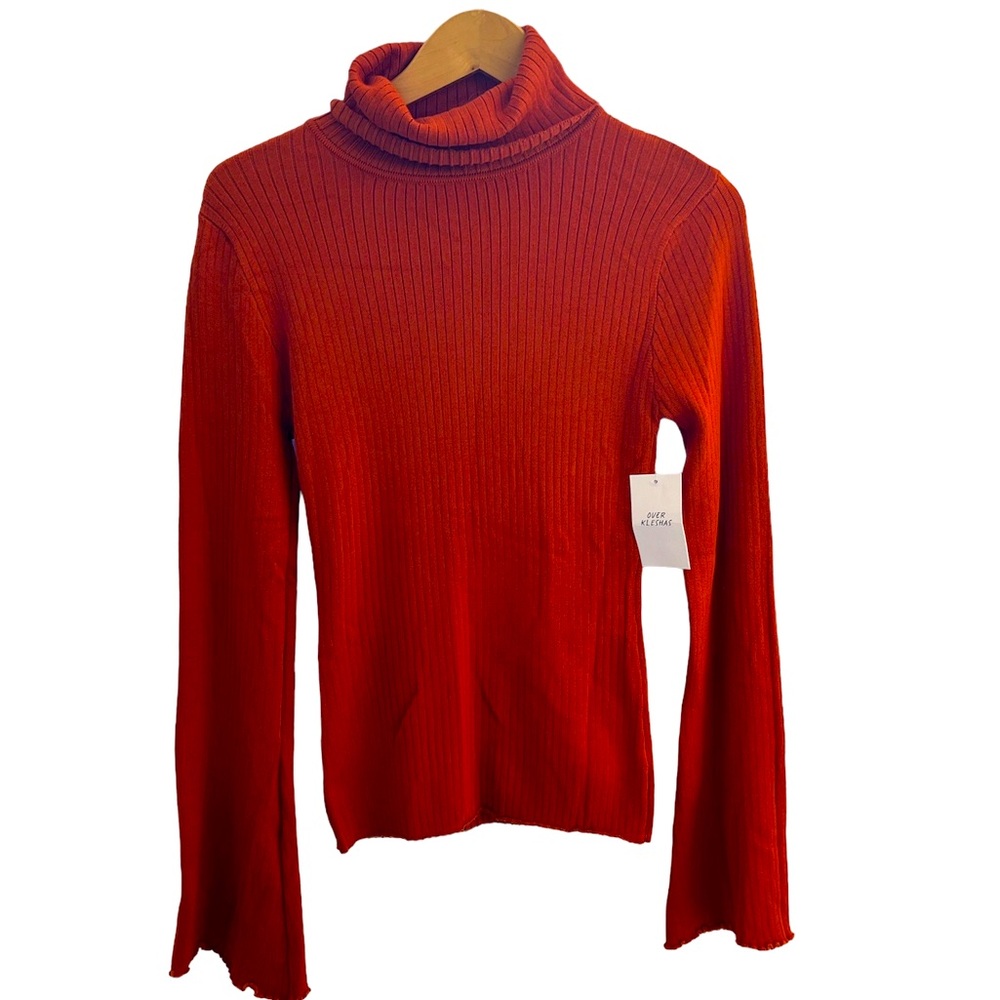 NWT Over Kleshas ribbed turtleneck sweater
